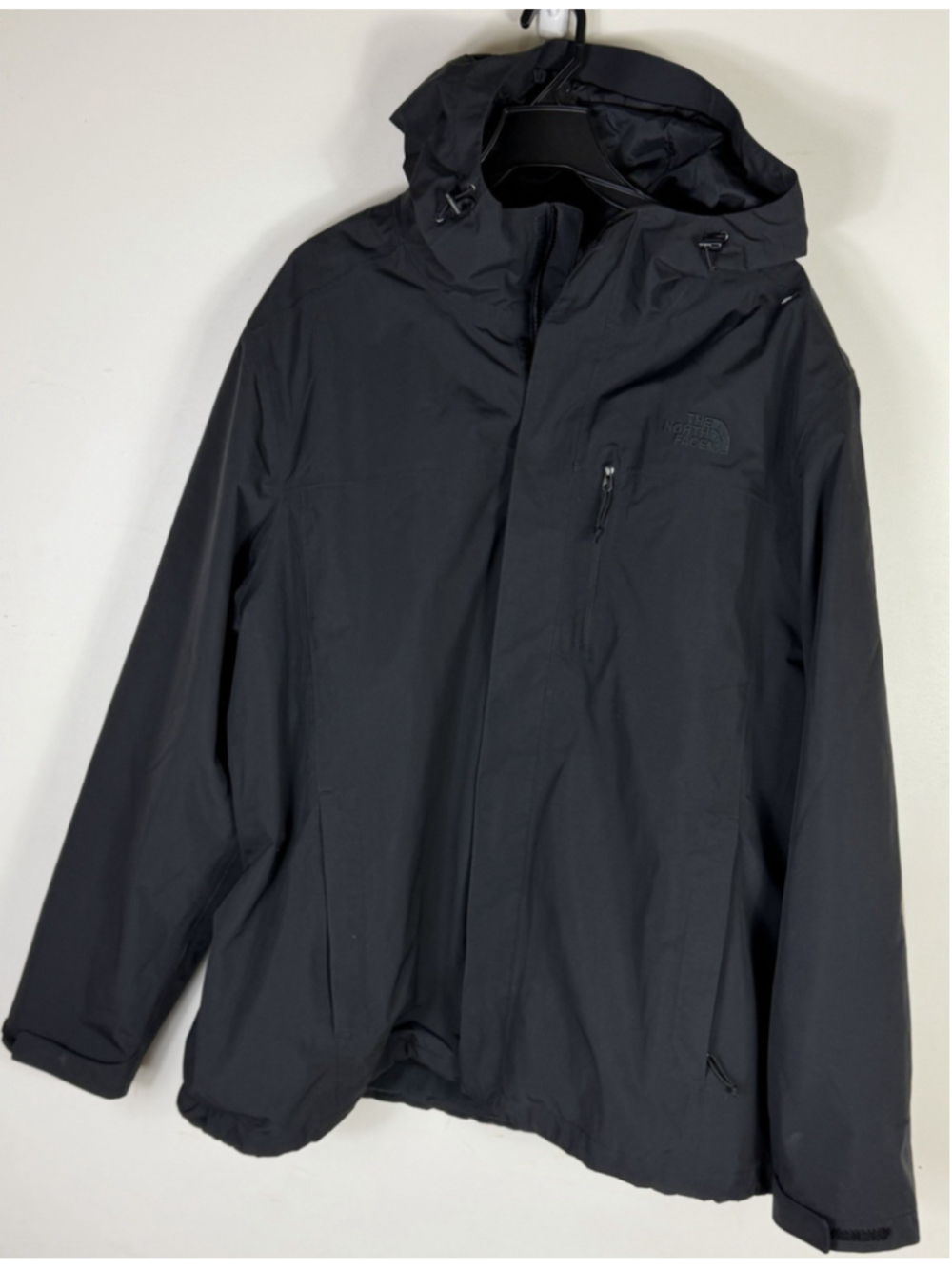 The North Face Men DryVent Triclimate XXL Black fleece lined snow & rain jacket